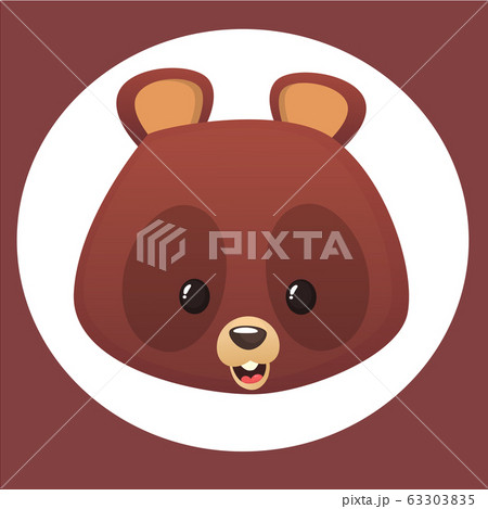 63Cartoon bear head. Vector illustration 63Cartoon bear head. Vector illustration 63303835