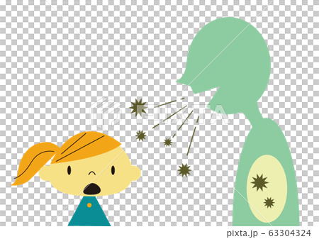 Virus infection route droplet infection 63304324