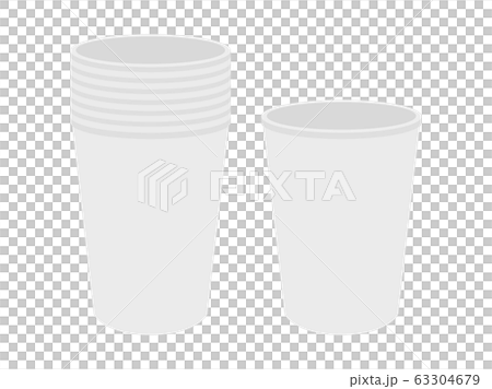 Paper cup illustration - Stock Illustration [63304679] - PIXTA