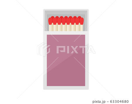 マッチ箱のイラストのイラスト素材 63304680 Pixta