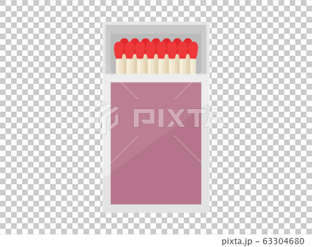 マッチ箱のイラストのイラスト素材 63304680 Pixta