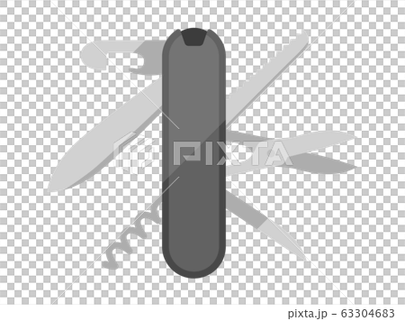 多機能ナイフのイラスト 63304683