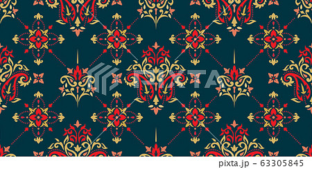 Rectangular seamless Bandana Print vector design Rectangular seamless Bandana Print vector design 63305845