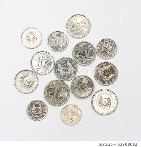 Singapore Dollar coins 63308082