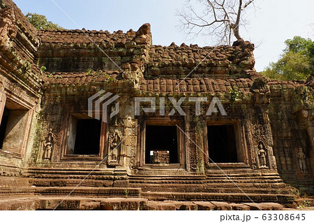 プリヤ・カーン プリヤカン遺跡 アンコールワット遺跡 世界遺産 カンボジア アジア シェムリアップ プリヤ・カーン プリヤカン遺跡 アンコールワット遺跡 世界遺産 カンボジア アジア シェムリアップ 63308645