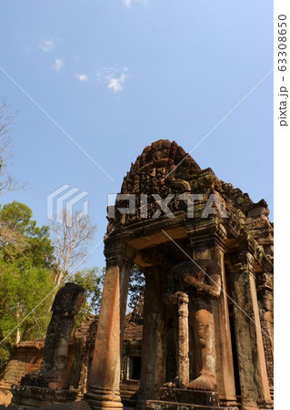 プリヤ・カーン プリヤカン遺跡 アンコールワット遺跡 世界遺産 カンボジア アジア シェムリアップ プリヤ・カーン プリヤカン遺跡 アンコールワット遺跡 世界遺産 カンボジア アジア シェムリアップ 63308650