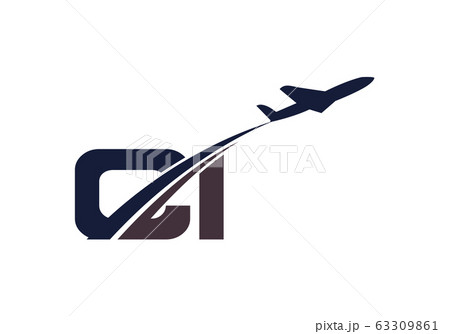 Initial Letter with Aviation Logo Design, Air, Airline, Airplane and Travel Logo template. Initial Letter with Aviation Logo Design, Air, Airline, Airplane and Travel Logo template. 63309861