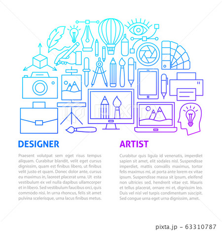 Designer Artist Line Template Designer Artist Line Template 63310787