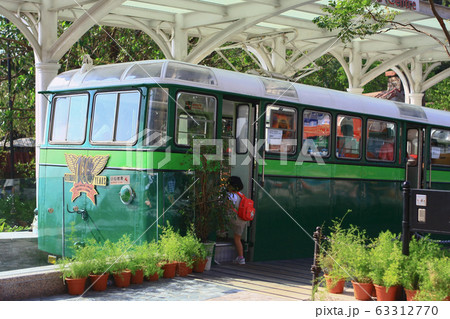 11 oct 2008 old green Peak Tram display at the 11 oct 2008 old green Peak Tram display at the 63312770
