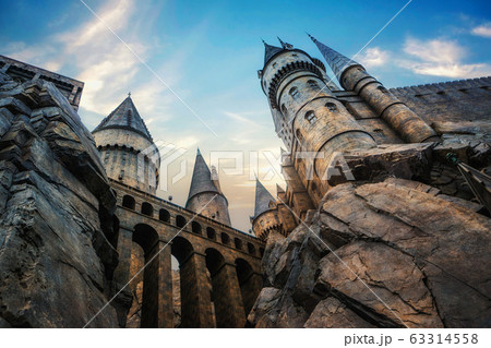 Hogwarts castle at Universal Studio Japan  with 63314558
