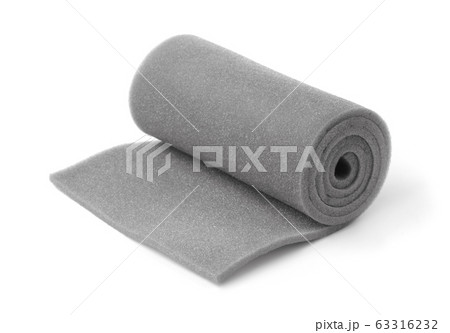 Roll of gray foam rubber 63316232