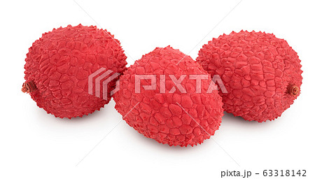 lychee fruit isolated on white background with clipping path and full depth of field lychee fruit isolated on white background with clipping path and full depth of field 63318142