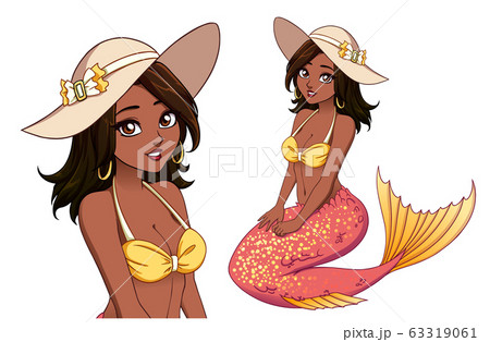 cartoon mermaid princess