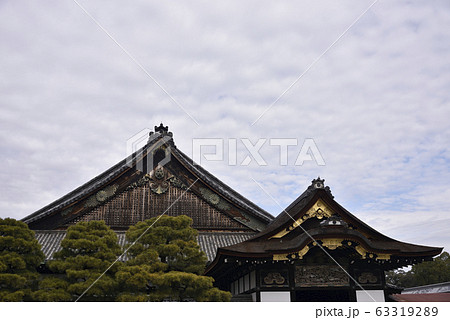 二の丸御殿　車寄と遠待 63319289