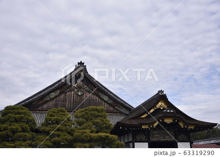 二の丸御殿　車寄と遠待 63319290