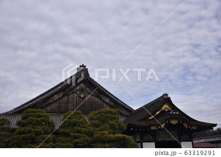 二の丸御殿　車寄と遠待 63319291