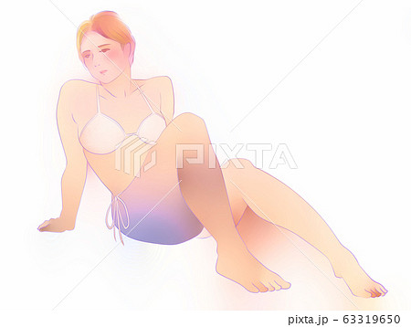 水着の女性 美容と健康 水着の女性 美容と健康 63319650