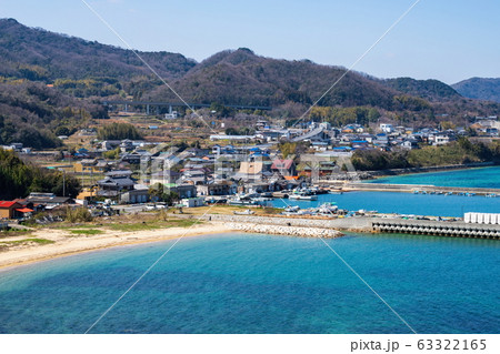 瀬戸内海沿岸の風景 馬篠漁港 (香川県東かがわ市) 瀬戸内海沿岸の風景 馬篠漁港 (香川県東かがわ市) 63322165