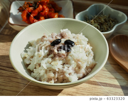 豆 雑穀飯 おかず 63323320