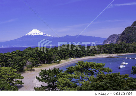 【静岡県】西伊豆戸田・御浜岬　海越しの富士 63325734