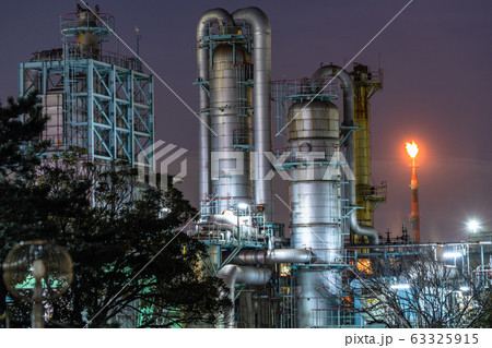 《神奈川県》工場夜景・川崎市夜光 63325915