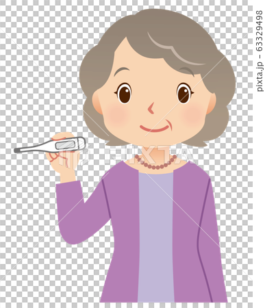 老年人體溫測量 老年人體溫測量 63329498