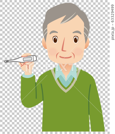 老年人體溫測量 老年人體溫測量 63329499