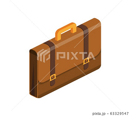 Briefcase with lock icon 63329547