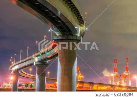 四日市の夜景　いなばポートライン　【三重県】 63330094