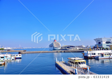 豪華客船飛鳥Ⅱと大桟橋 豪華客船飛鳥Ⅱと大桟橋 63331419