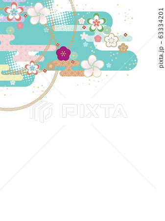 伝統的な和柄模様 63334201