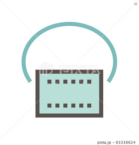 Face masks prevent disease vector icon design, 63336624