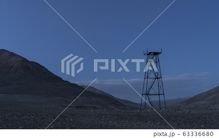 Watchtower Night Tajikistan Afghanistan 63336680