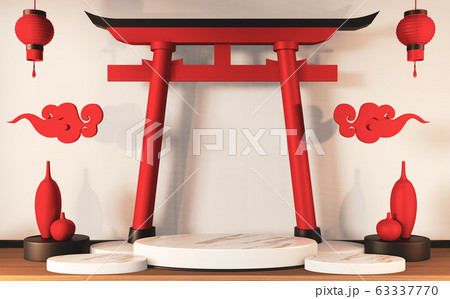 Podium - Pedestal for traditional Japanese 63337770