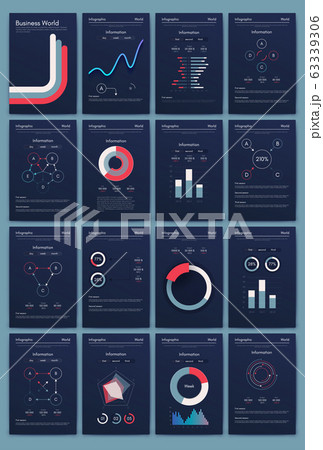 Modern infographic vector elements for business Modern infographic vector elements for business 63339306