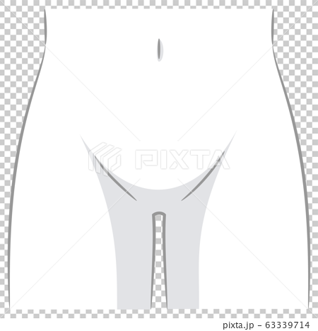 Human body parts crotch gray shadow cut - Stock Illustration [63339714]  - PIXTA