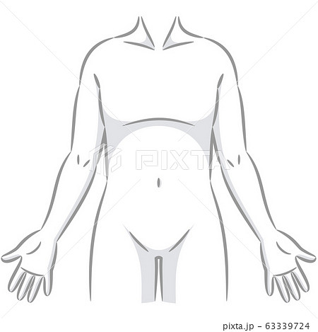 Human body parts crotch gray shadow cut - Stock Illustration [63339714]  - PIXTA