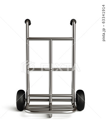 Hand truck empty front view 63341914