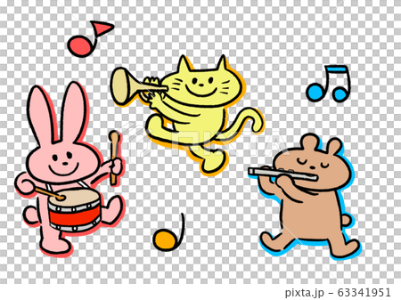 動物たちの音楽隊 63341951