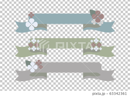 Hydrangea Ribbon Frame / Decorative Frame Set Hydrangea Ribbon Frame / Decorative Frame Set 63342361