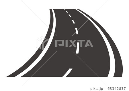 カーブ車線 カーブ車線 63342837