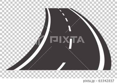 カーブ車線 カーブ車線 63342837