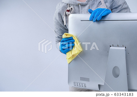 掃除 クリーニング 清掃中 63343183