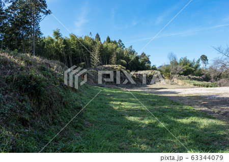 月山 富田城 大土塁 月山 富田城 大土塁 63344079