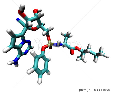 3D structure of antiviral Remdesivir active against the COVID-19 coronavirus 3D structure of antiviral Remdesivir active against the COVID-19 coronavirus 63344650