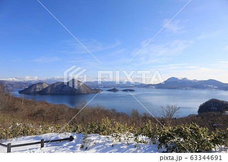 冬のサイロ展望台からの眺め 冬のサイロ展望台からの眺め 63344691