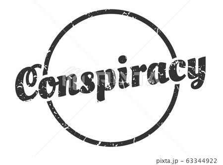 conspiracy sign. conspiracy round vintage grunge 63344922