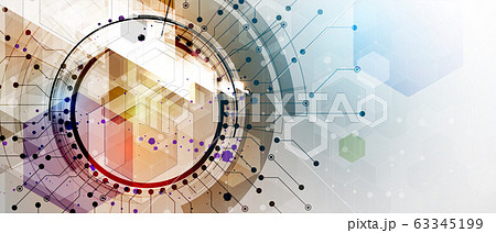 Technology data background, idea of global businnes Technology data background, idea of global businnes 63345199