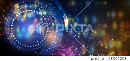 Technology data background, idea of global businnes Technology data background, idea of global businnes 63345203