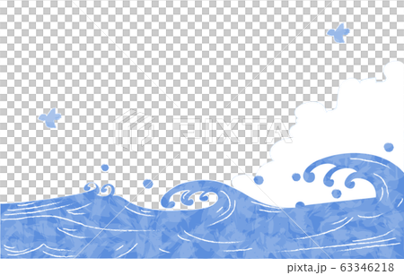 夏季背景材料,海洋和接近的雲朵和海鷗 夏季背景材料,海洋和接近的雲朵和海鷗 63346218
